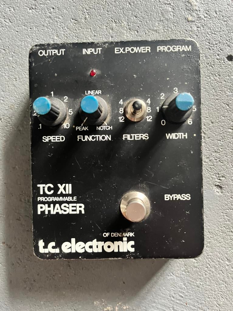 t.c. electronic TC XII programmable phaser gitaar effect, Ophalen of Verzenden, Zo goed als nieuw