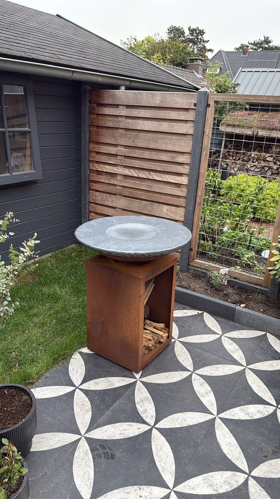 Bbq Plancha - Cortenstaal, Ophalen, Gebruikt