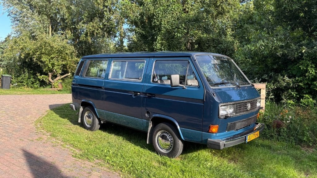Volkswagen 1988 Blauw, Auto's, Volkswagen, Particulier, Overige modellen, Benzine, MPV, Automaat, Geïmporteerd, Blauw, Blauw, Leder en Stof