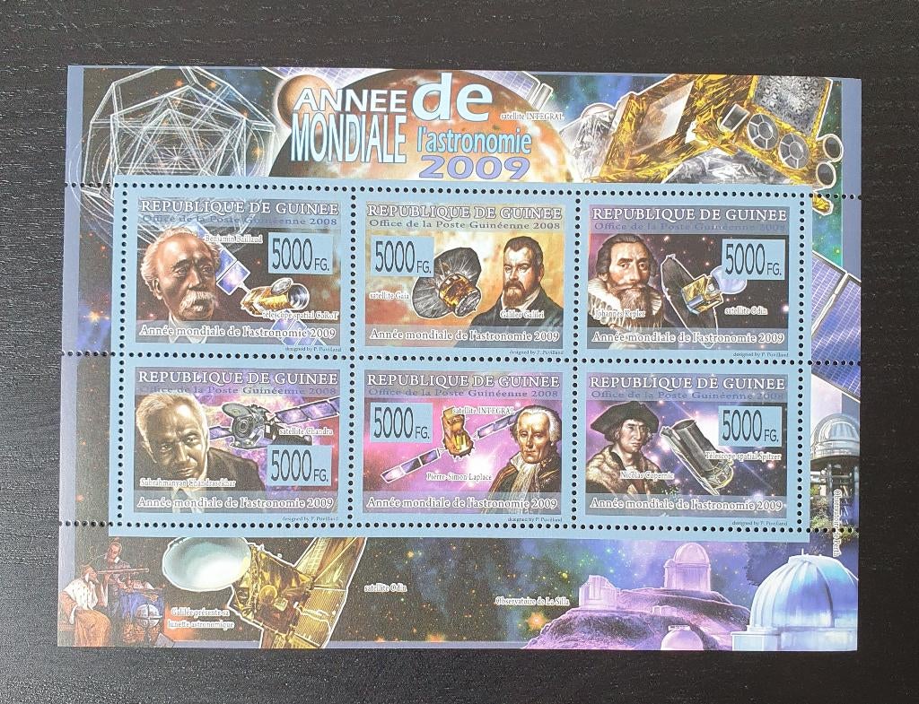 Guinee 2008 Ruimtevaart Astronomie Michel 5838-5843 postfris, Verzenden, Postfris, Overige thema's
