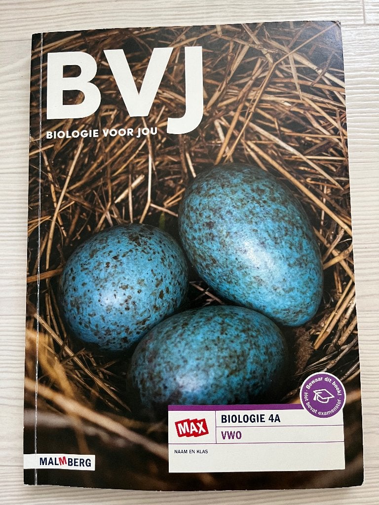 VWO Biologie Voor Jou boeken 4A t/m 6, VWO, Malmberg, Biologie, Ophalen of Verzenden