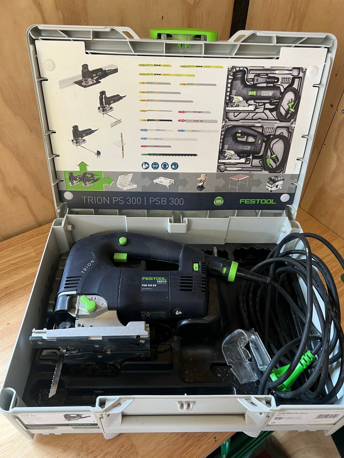 Festool Trion PSB 300 EQ Decoupeerzaag in Systainer, Gebruikt, Decoupeerzaag, Ophalen of Verzenden, 30 tot 70 mm