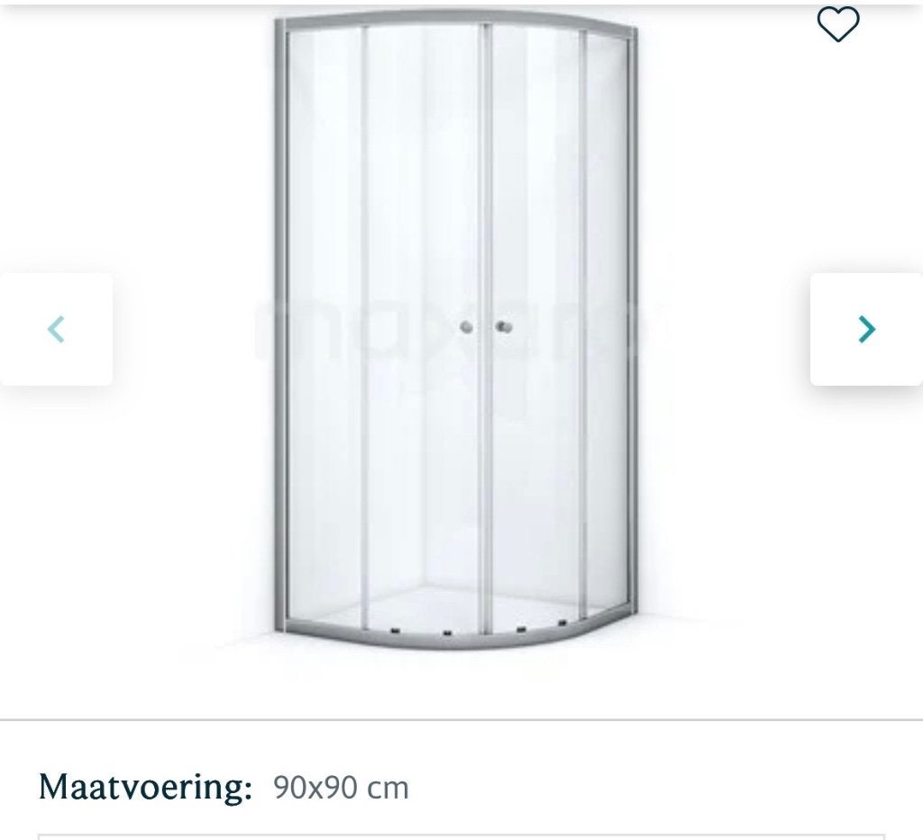 Douchedeur 90x90 nieuw in doos, Doe-het-zelf en Verbouw, Sanitair, Ophalen, Nieuw, Douche