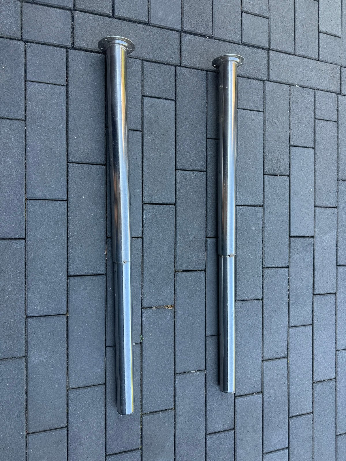 IKEA Vika Byske Tafelpoten - RVS om blad te ondersteunen, Tafelpoot, Minder dan 50 cm, Gebruikt, 50 tot 100 cm