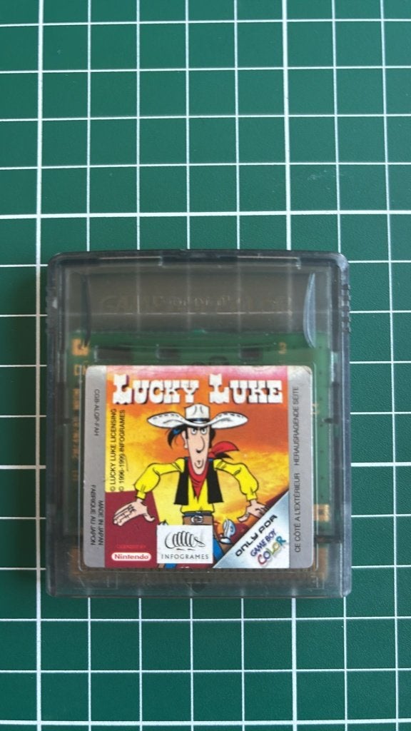 Lucky Luke Gameboy Color spel, Spelcomputers en Games, Games | Nintendo Game Boy, Avontuur en Actie, Gebruikt, 1 speler, Ophalen of Verzenden