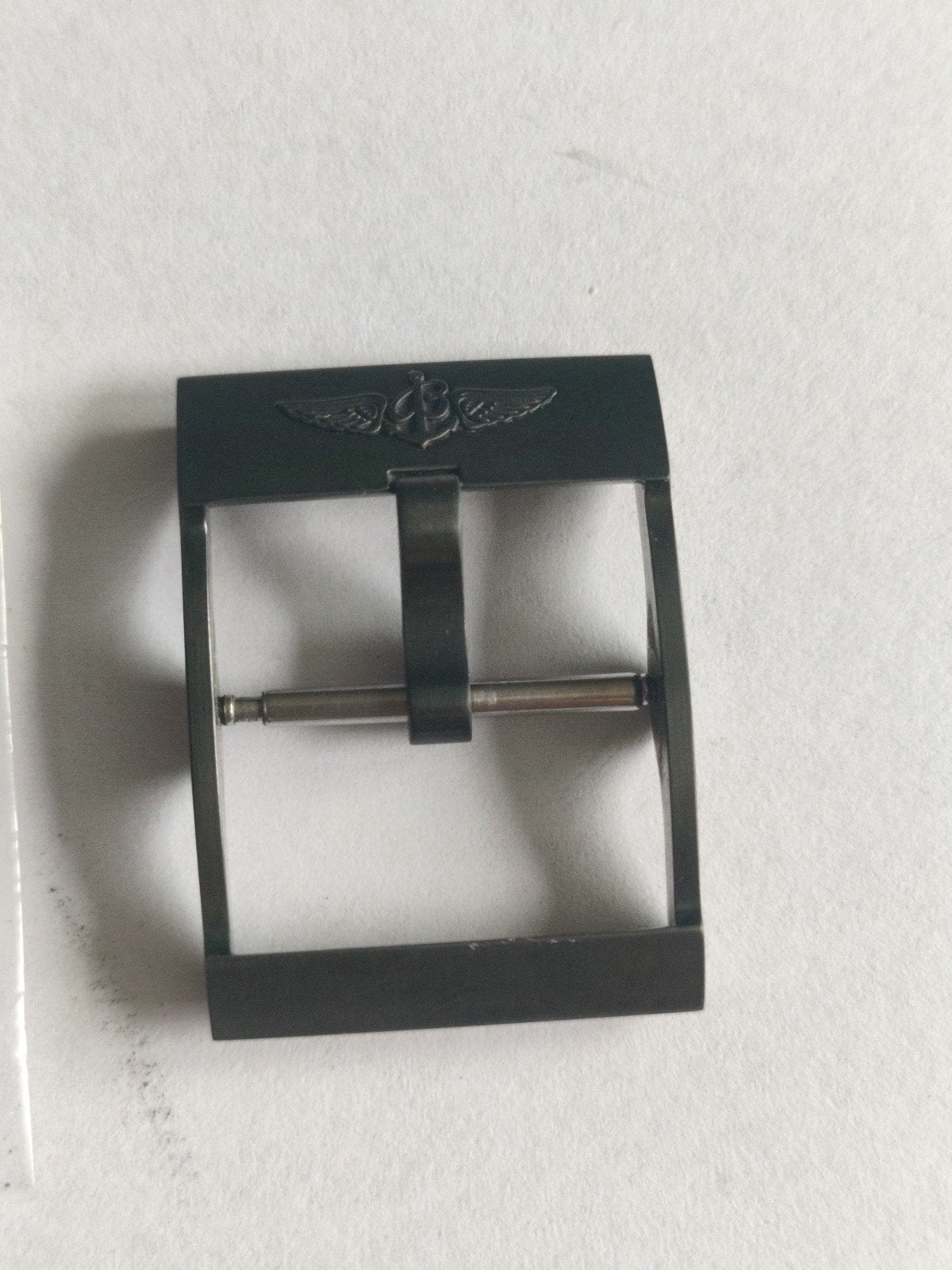 T.k. z.g.a.nw. 1 Breitling mat zwarte gesp sluiting., Sieraden, Tassen en Uiterlijk, Overige Accessoires, Ophalen of Verzenden