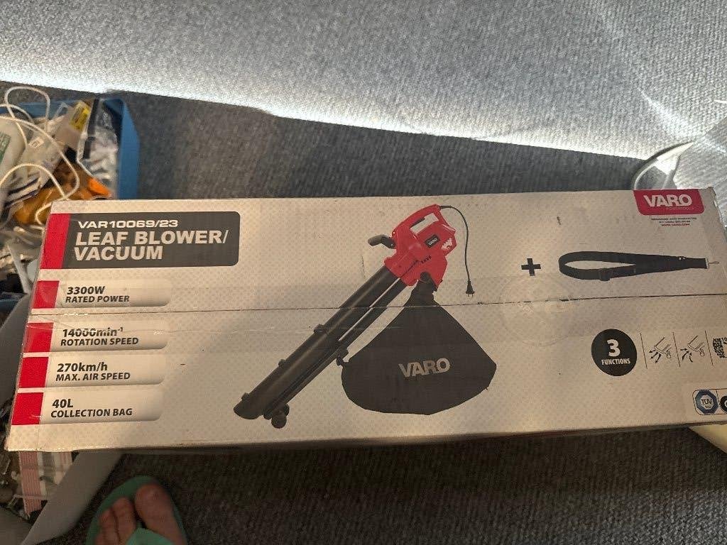 Varo leaf blower, Tuin en Terras, Handgedragen, Met versnipperfunctie, Nieuw, Ophalen of Verzenden