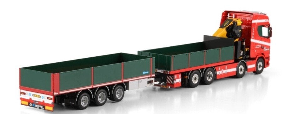 WSI SCANIA AUTOLAADKRAAN + PALFINGER + TRAILER - GIVE, Wsi, ., Nieuw, Ophalen of Verzenden