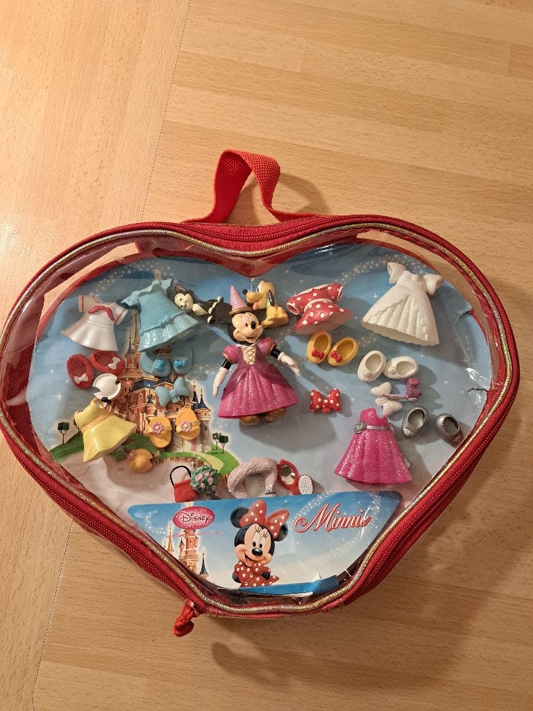 Disney Minnie Mouse set aankleed popje uit Disneyland Parijs, Ophalen, Gebruikt