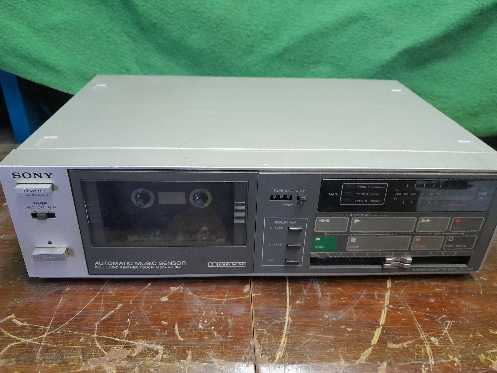 Sony TC-V30 cassettedeck, Audio, Tv en Foto, Cassettedecks, Ophalen of Verzenden, Sony