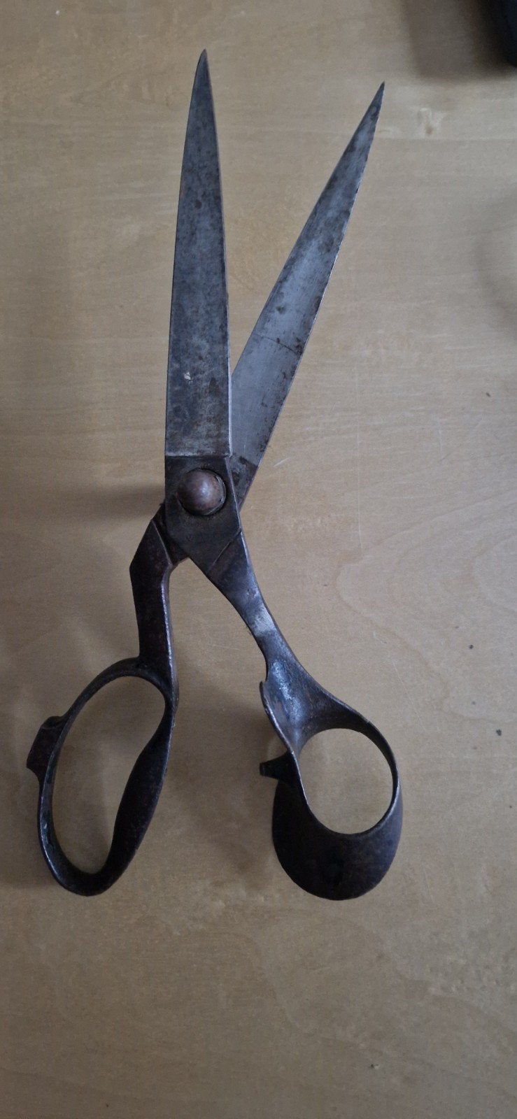 Antieke kleermakersschaar - Grote vintage schaar, Ophalen of Verzenden