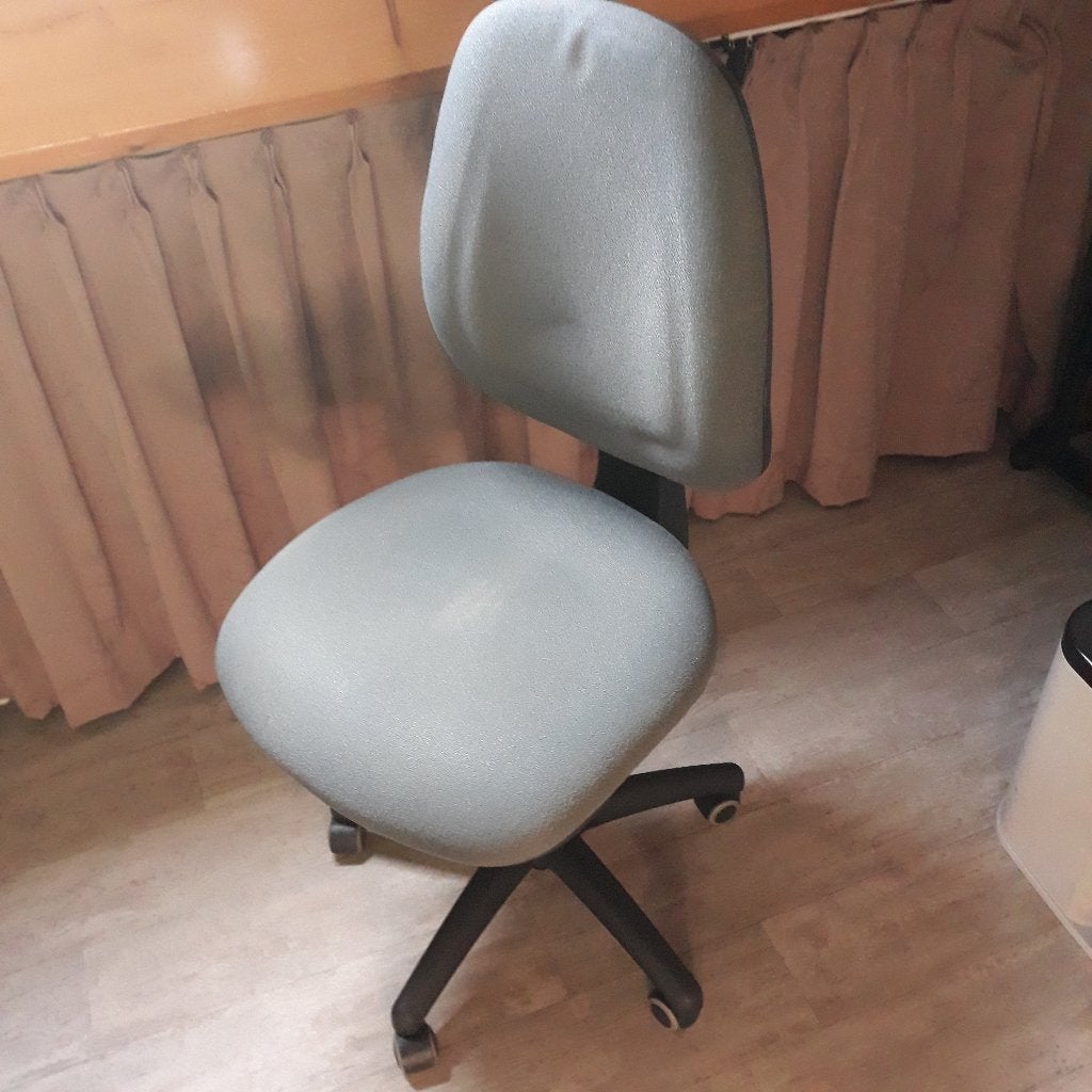 Bureaustoel, Ophalen, Gebruikt, Zwart