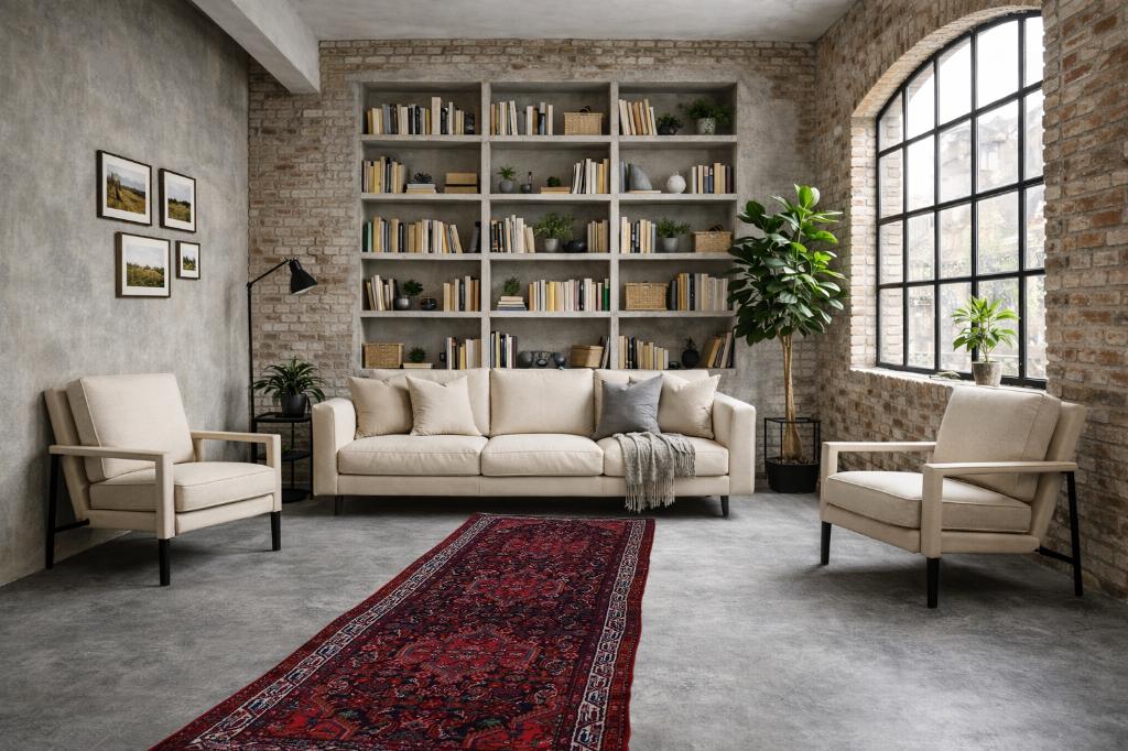 Perzisch tapijt - Hamadan - 307 x 103 cm - Handgeknoopt, -, Verzenden, -, Zo goed als nieuw