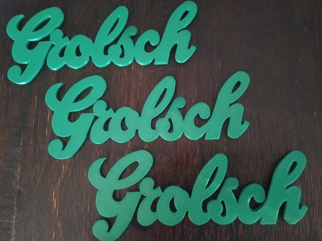 GROLSCH embleem / logo / reclame bordje / vrachtwagen, Ophalen of Verzenden, Nieuw, 1:32 tot 1:50