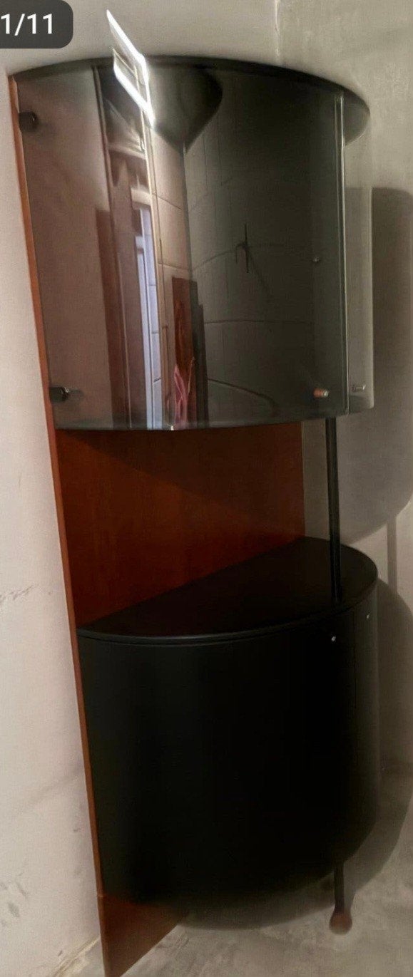 jaren 80 vintage vitrine, Ophalen of Verzenden, 25 tot 50 cm, 50 tot 100 cm, Minder dan 100 cm
