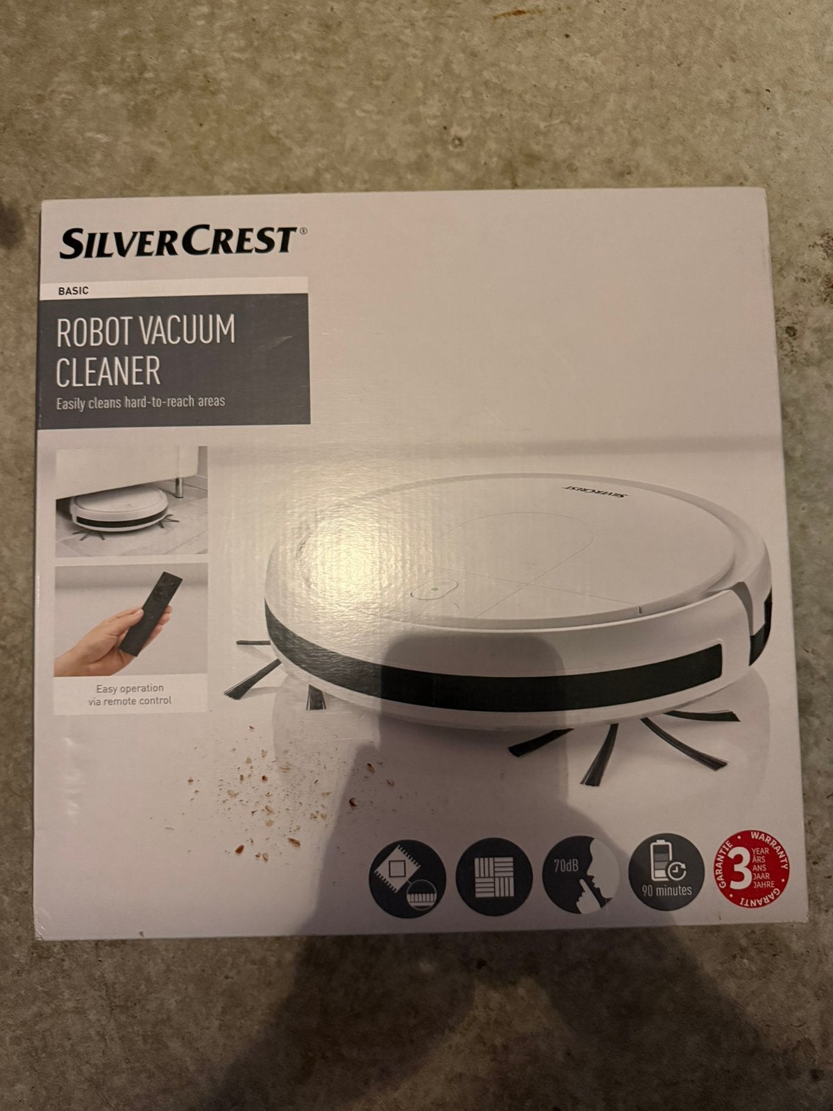 SILVERCREST Robotstofzuiger Dicht doos, Ophalen of Verzenden, Nieuw, Robotstofzuiger