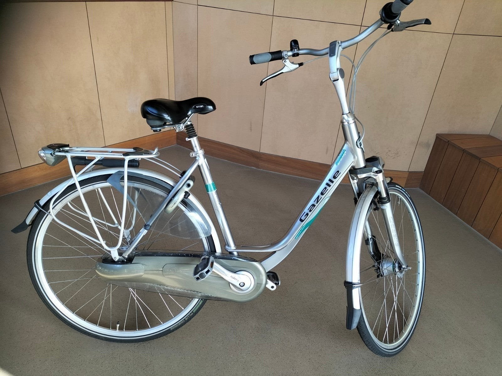 Damesfiets gazelle, 53 tot 56 cm, Versnellingen, Ophalen of Verzenden, Zo goed als nieuw
