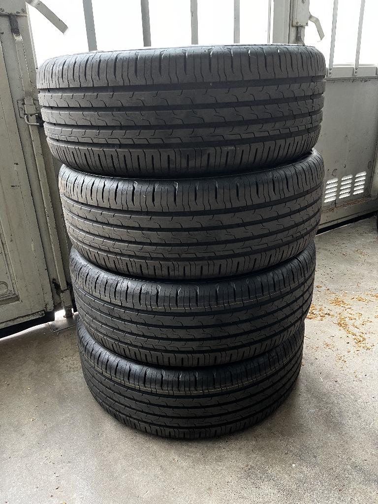 Continental 215/55/17 EcoContact6 vier nieuwe zomerbanden, Auto-onderdelen, Banden en Velgen, Ophalen, 215 mm, Nieuw, 17 inch