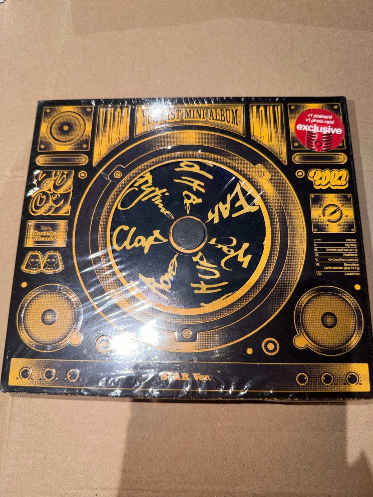 Yuqi - Yuqi Target Exclusive Sealed Album K-Pop, K-pop, Speciale editie, Ophalen of Verzenden, Nieuw in verpakking