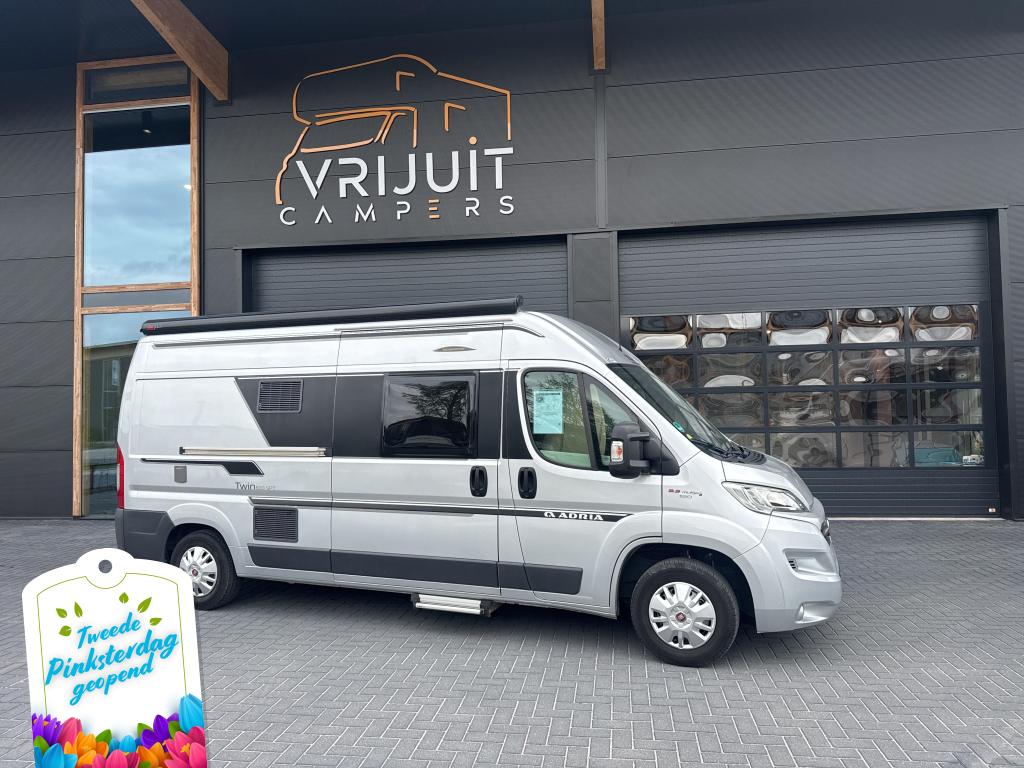 Adria Twin 600 SPT bj2018 Busbiker - Navigatie fiat 130 pk!, Airbags, Bedrijf, Tot en met 3, Adria