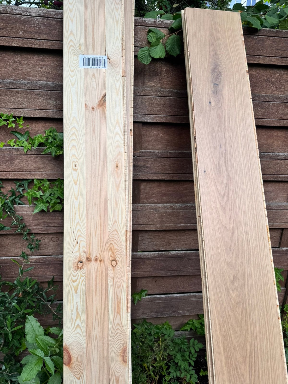 Restpartij 38 m² Barlinek eiken houten vloer, Ophalen, Nieuw, 180 tot 250 cm, Planken