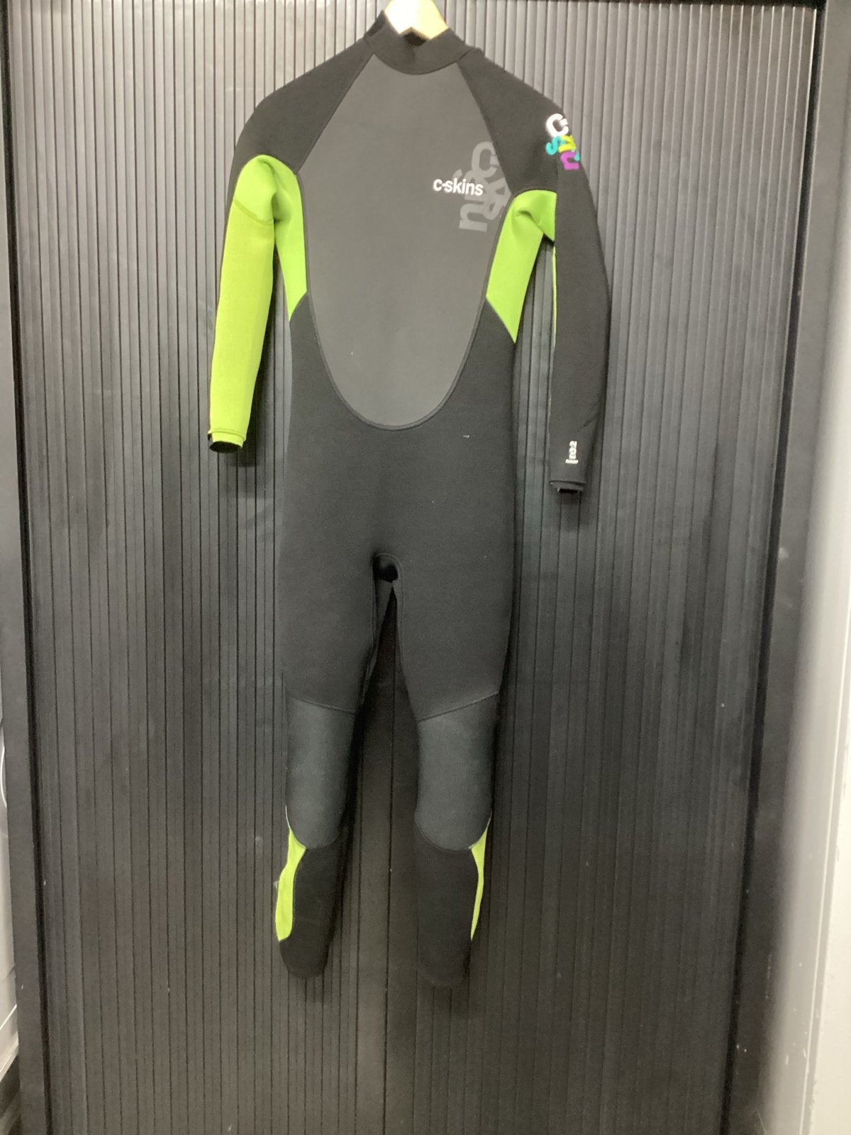C-Skins Element 3:2 Wetsuit - Zwart/Neon Groen - Maat 2XL, Ophalen of Verzenden, Zo goed als nieuw, Dame of Heer, Wetsuit