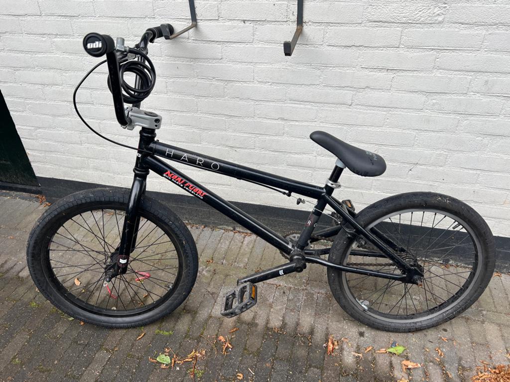Haro pro BMX Fiets 20.5 inch - Zwart, Fietsen en Brommers, Fietsen | Crossfietsen en BMX, Staal, Velgrem, Ophalen of Verzenden