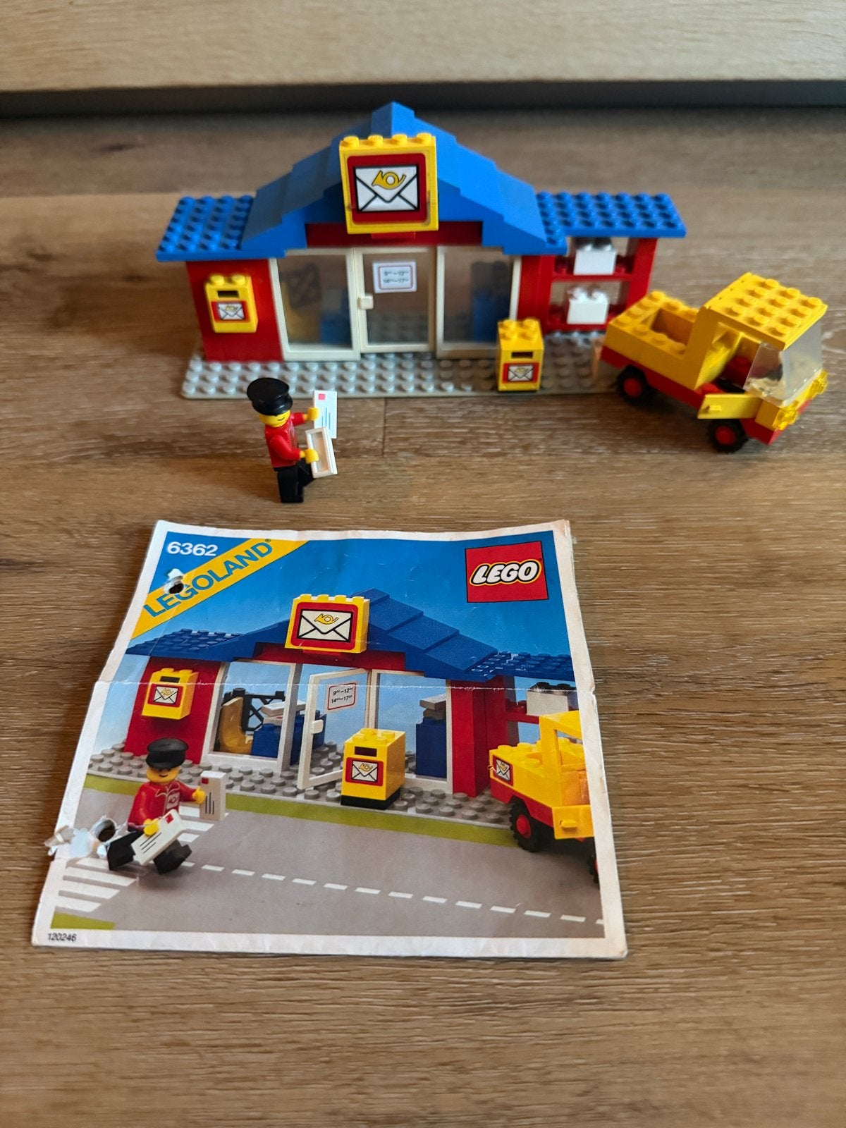 Lego Legoland 6362 Postkantoor met instructieboekje, Gebruikt, Lego, Ophalen of Verzenden, Compleet