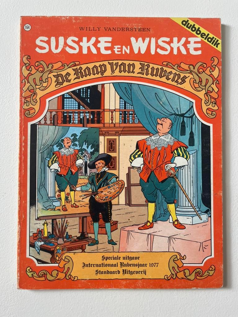 Suske en wiske 164 de raab van rubens eerste 1e 1ste druk, Eén stripboek, Ophalen of Verzenden, Zo goed als nieuw