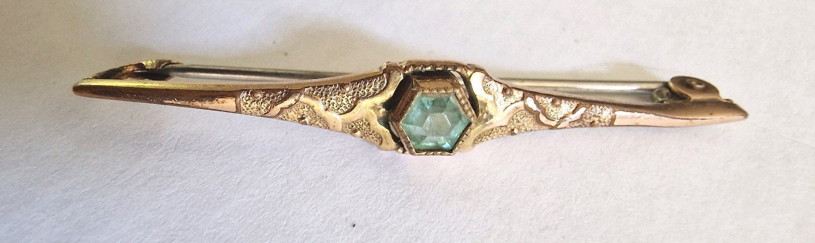 vergulde broche K&J, Sieraden, Tassen en Uiterlijk, Broches, Ophalen of Verzenden, Zo goed als nieuw, Goud, Overige materialen