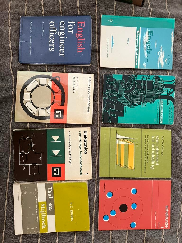 Scheepwerktuigkundigen leerboeken 1960-1980, Ophalen of Verzenden, Beta, Zo goed als nieuw, HBO