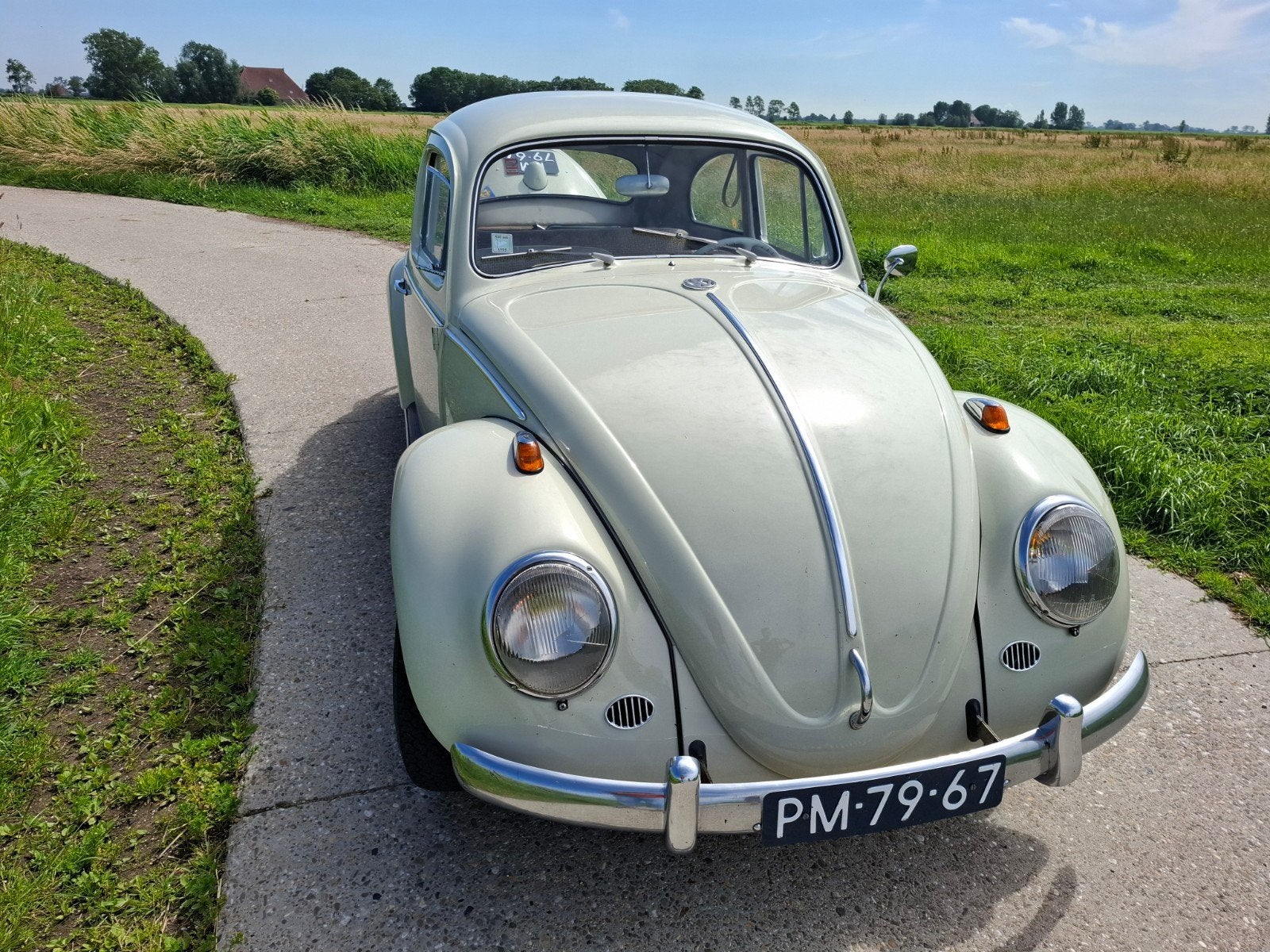 Volkswagen kever dickholm 1962, Auto's, Volkswagen, Beetle (Kever), 4 cilinders, Wit, Overige kleuren