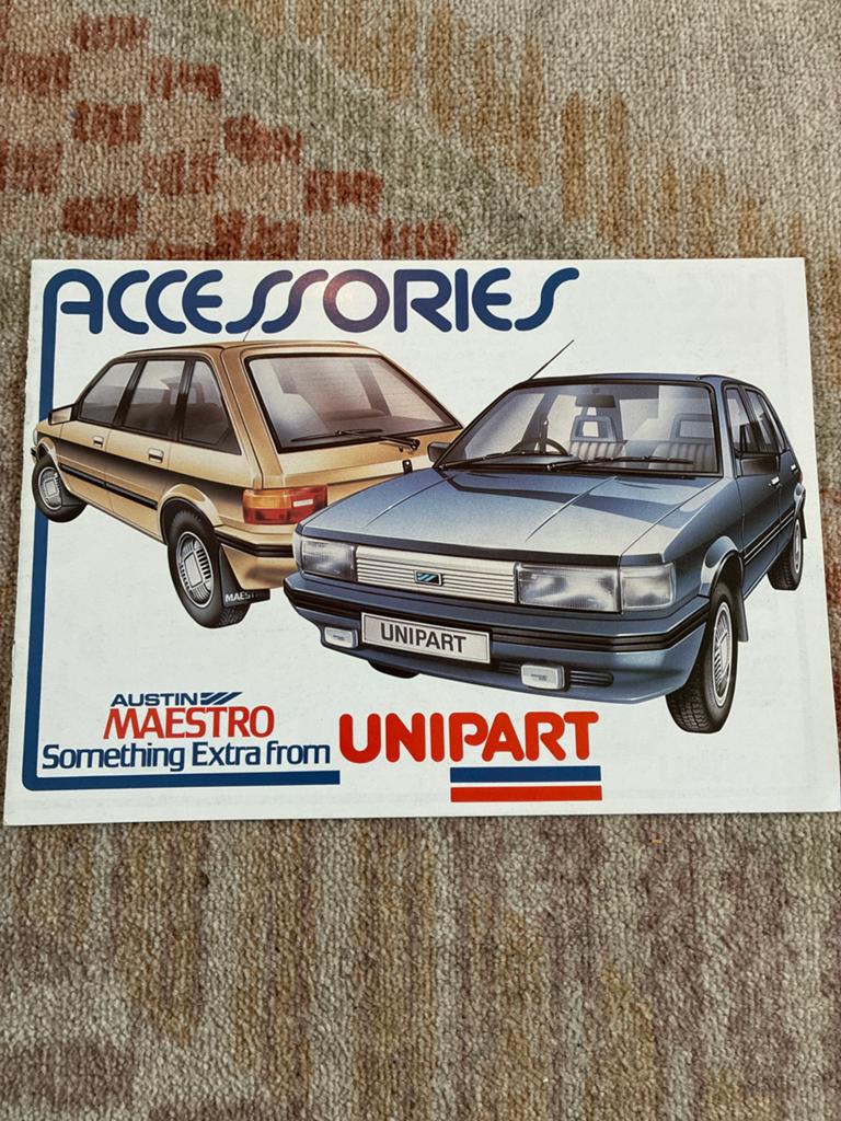 Austin Maestro accessoires brochure, Ophalen of Verzenden, Zo goed als nieuw, Overige merken