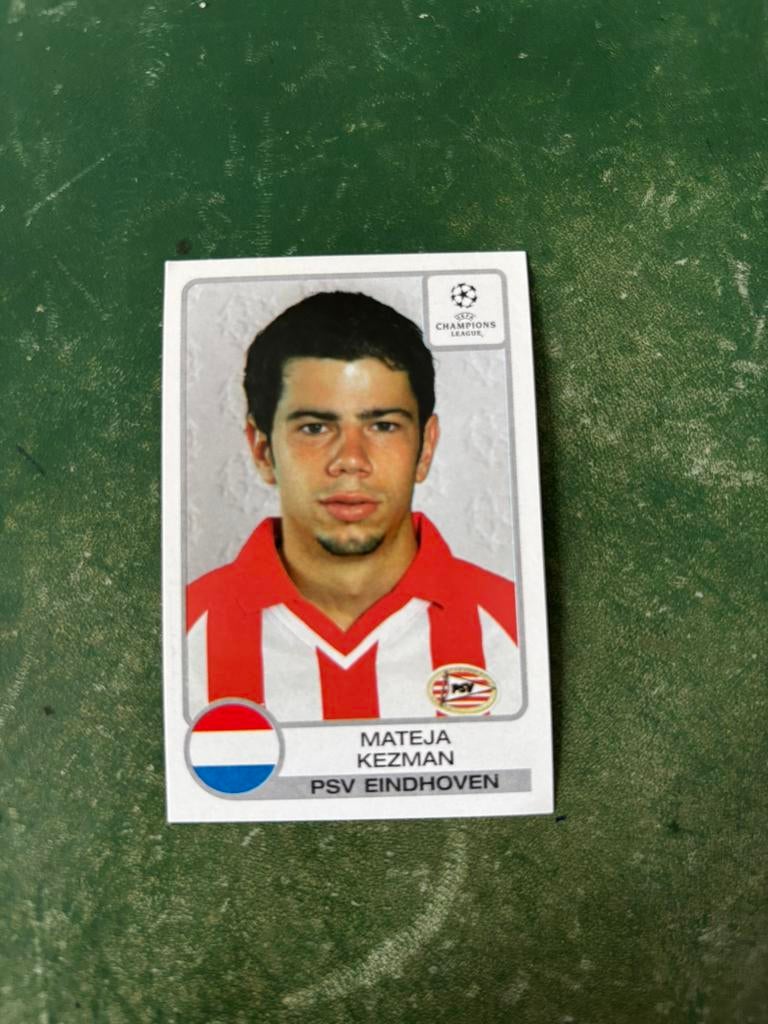 Panini plaatje Mateja Kezman PSV CL 01-02, Verzamelen, Ophalen of Verzenden, Zo goed als nieuw, PSV
