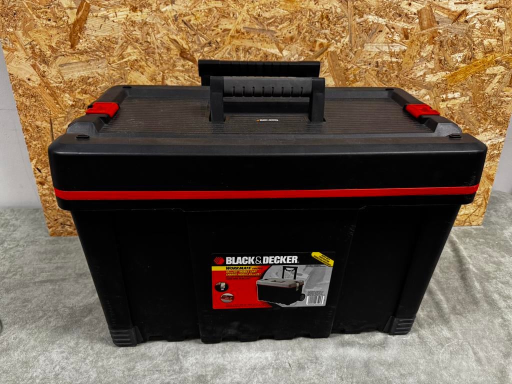 Black & Decker Workmate Mobile Cart Gereedschapskoffer -Rek4, Ophalen of Verzenden, Zo goed als nieuw, X, X