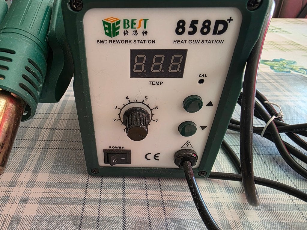 BEST BST-858D+ SMD Rework Station - Hetelucht - 640W, Hobby en Vrije tijd, Ophalen of Verzenden, Zo goed als nieuw