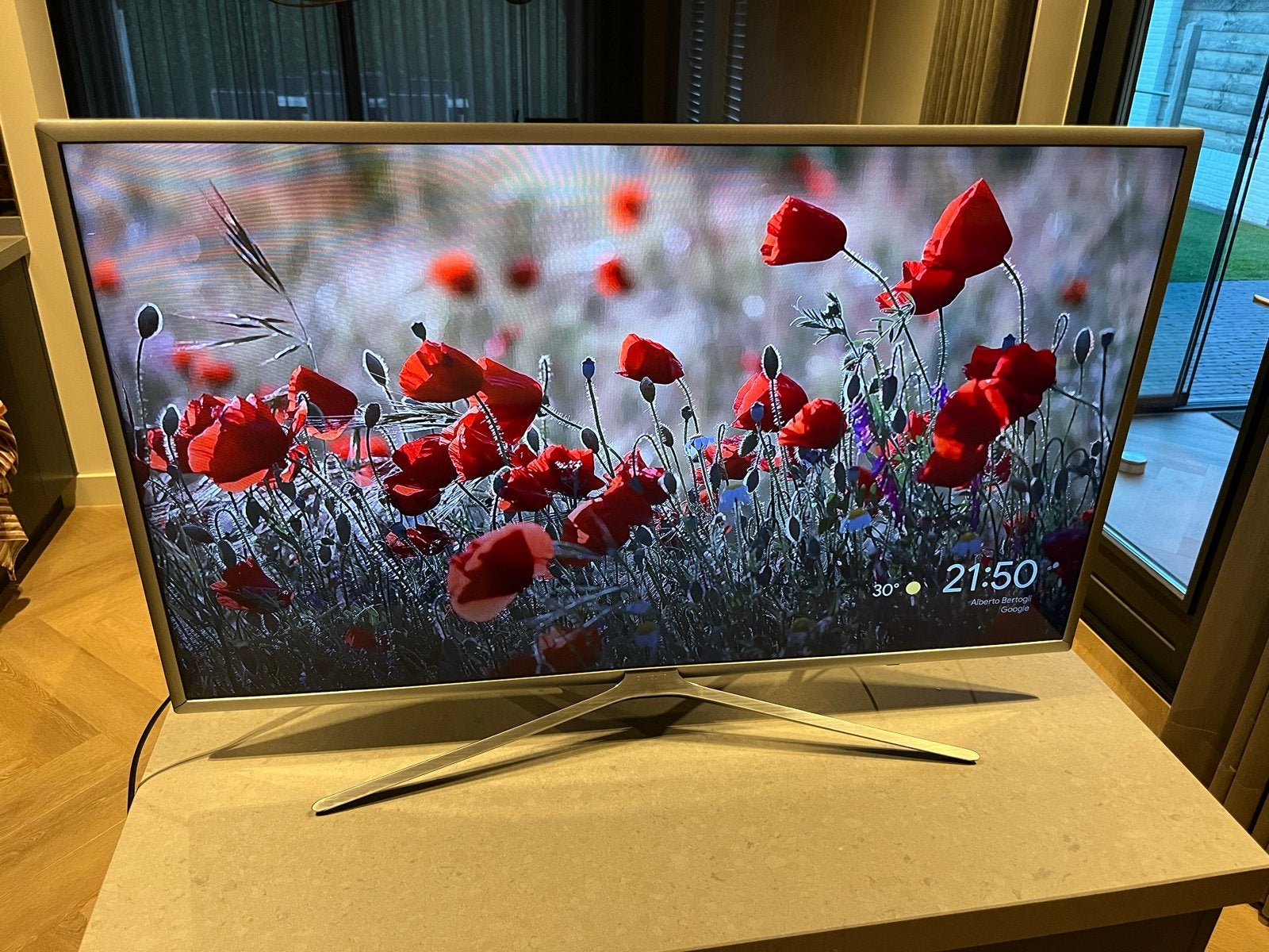 Samsung 40 inch Smart TV (UE40K5670) + Google Chromecast, Ophalen, 50 Hz, LCD, Zo goed als nieuw