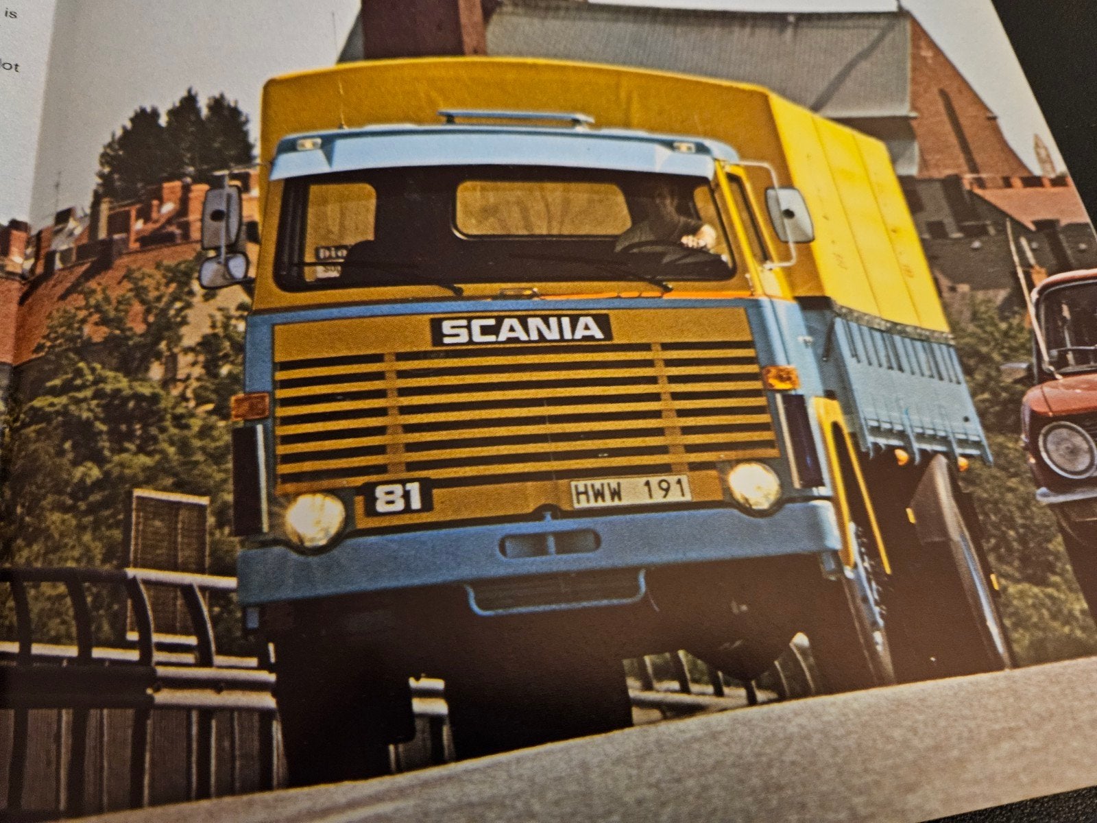 Brochure Scania LB 81 1977, Ophalen of Verzenden, Zo goed als nieuw, Overige merken