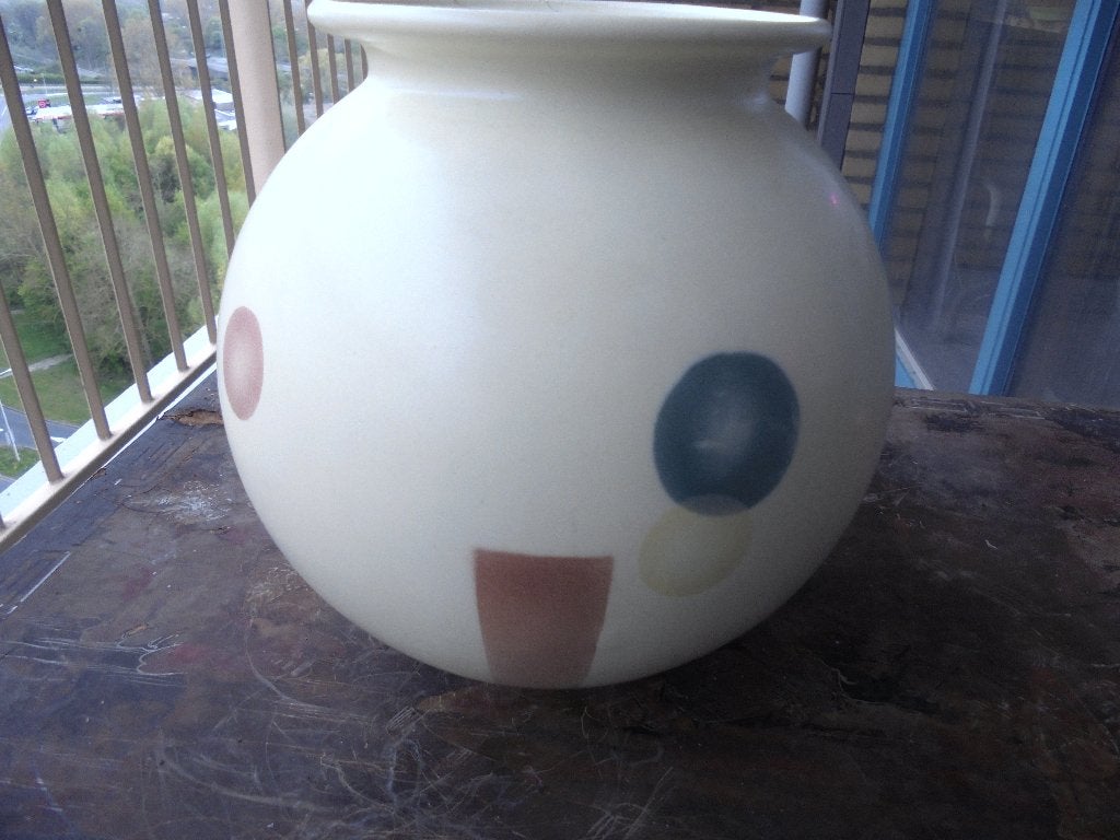 mid century design plateel meissen vaas, Antiek en Kunst, Antiek | Keramiek en Aardewerk, Ophalen of Verzenden