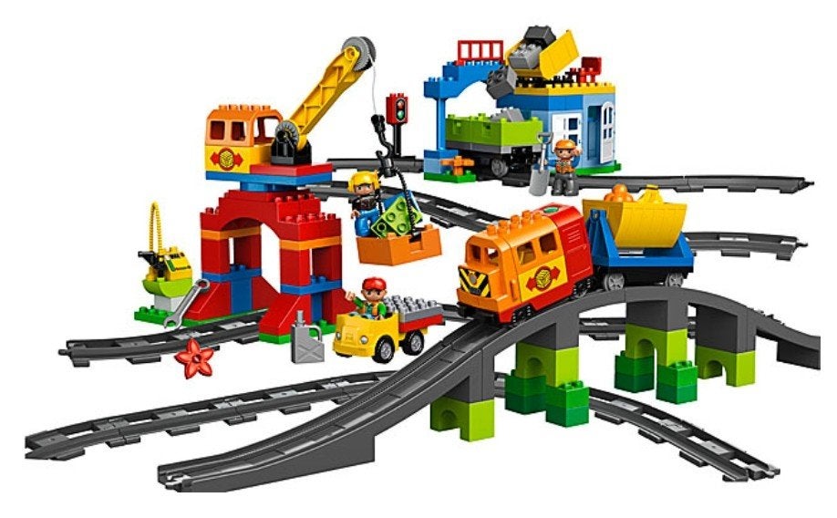 🍀 Duplo trein 10508 (inclusief nieuwe batterijen), Ophalen of Verzenden, Gebruikt, Duplo