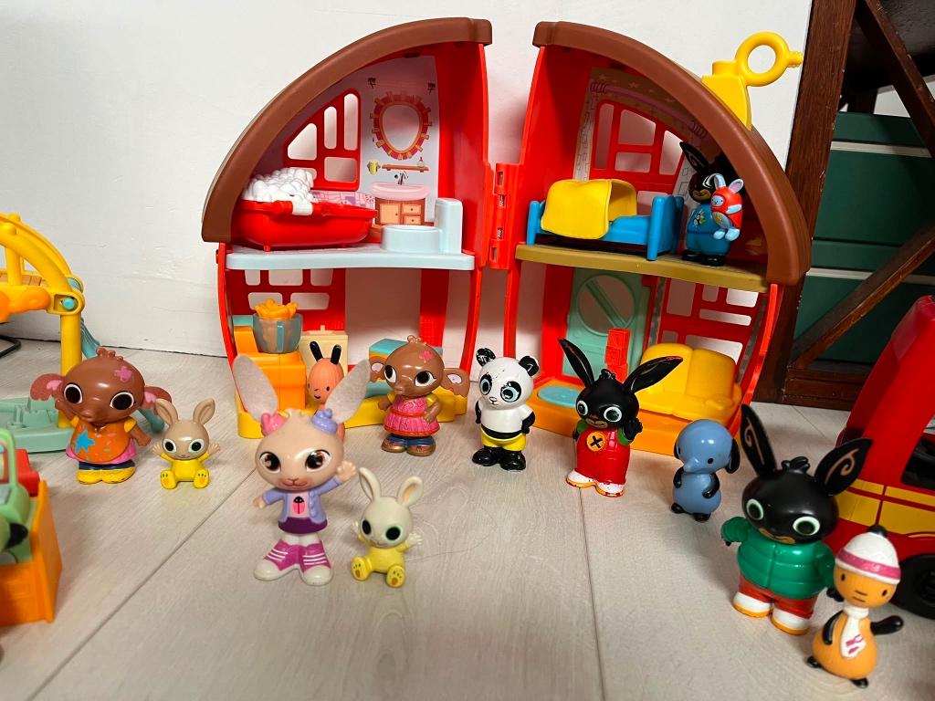 Bing huis en speeltuin speelgoed met de echte Coco!, Ophalen of Verzenden, Zo goed als nieuw, Kunststof