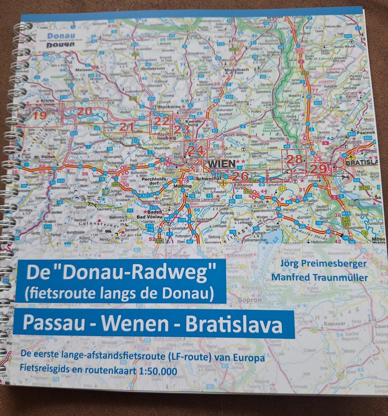 Donau-Radweg Fietsgids: Passau - Wenen - Bratislava, Boeken, Overige merken, Fiets- of Wandelgids, Europa, Nieuw