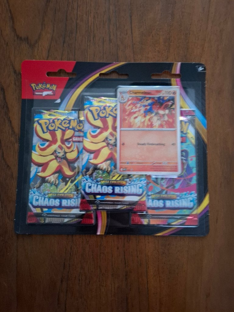 3 pack blister chaos rising, Ophalen, Nieuw, Foil