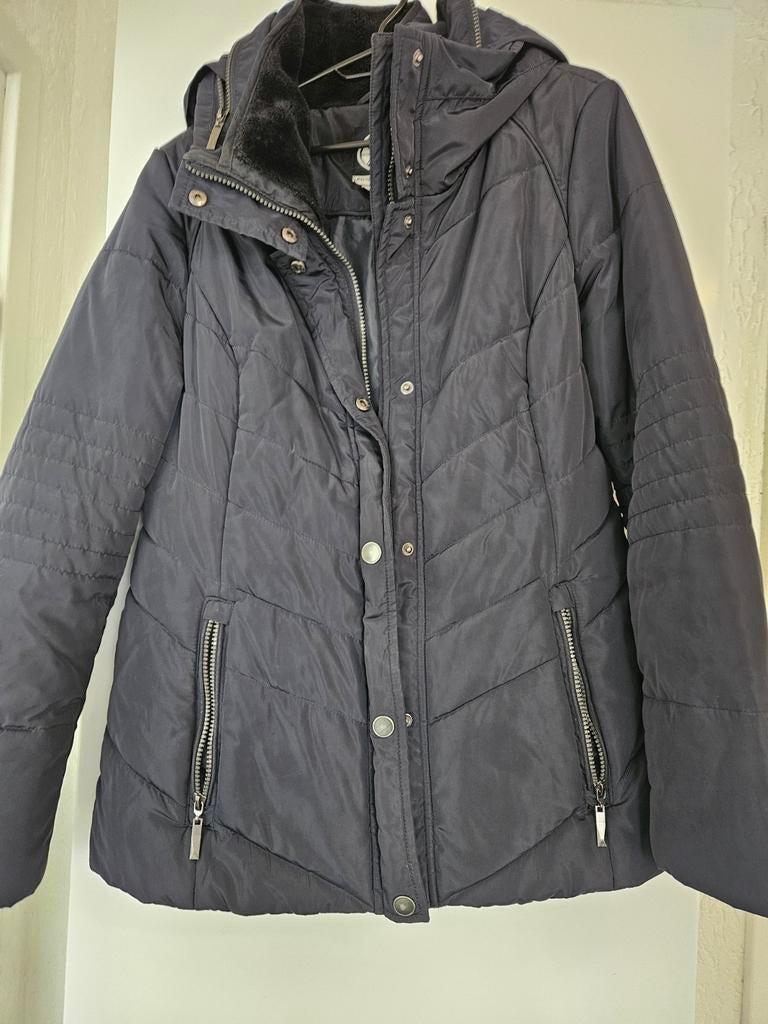 Adventure Line blauw Gewatteerde Jas Maat 38, Maat 38/40 (M), Blauw, Ophalen of Verzenden, Zo goed als nieuw