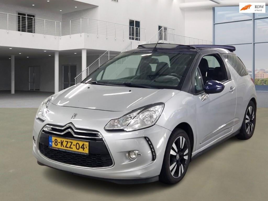 Citroen DS3 Cabrio 1.2 VTi Chic NAVI PSENSOR CRUISE TREKHAAK, Euro 5, 1199 cc, Cabriolet, 82 pk