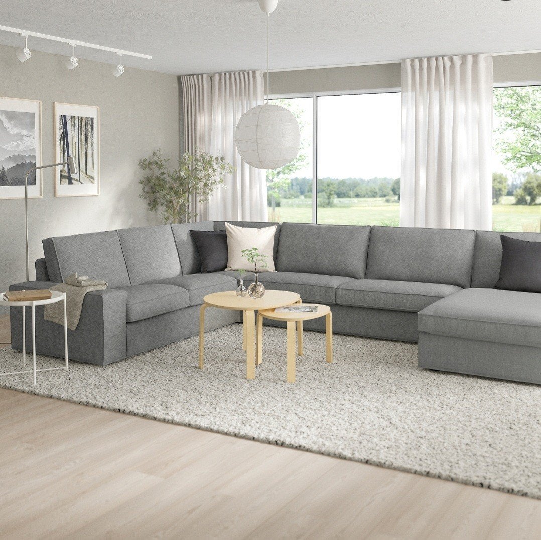 Hoes voor IKEA KIVIK hoekbank, 6-zits+chaise longue, Gebruikt, Hoekbank, 300 cm of meer, Ophalen of Verzenden