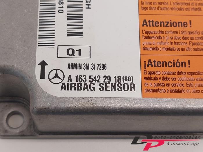 Airbag Module van een Mercedes ML-Klasse, Gebruikt, -, Ophalen of Verzenden, -
