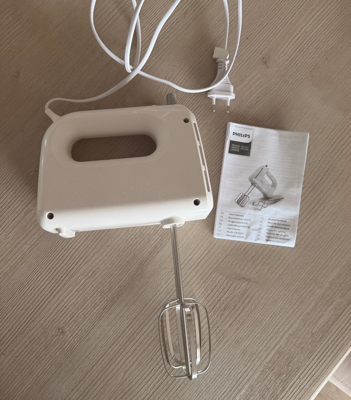 Philips mixer, Witgoed en Apparatuur, Ophalen of Verzenden, Zo goed als nieuw, 3 snelheden of meer