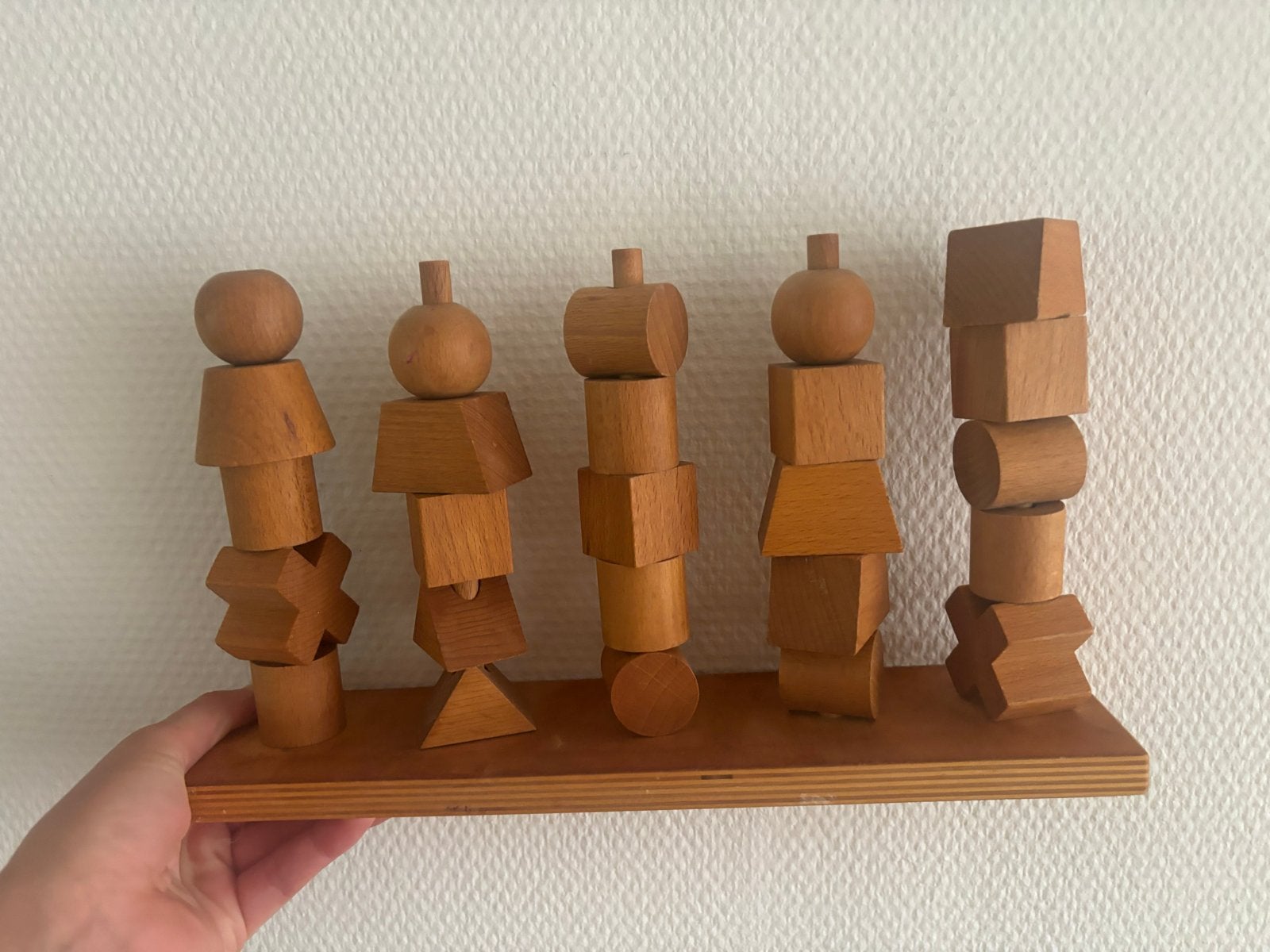 Houten Stapelblokken, Kinderen en Baby's, Speelgoed | Houten speelgoed, Ophalen of Verzenden, Zo goed als nieuw, Overige typen