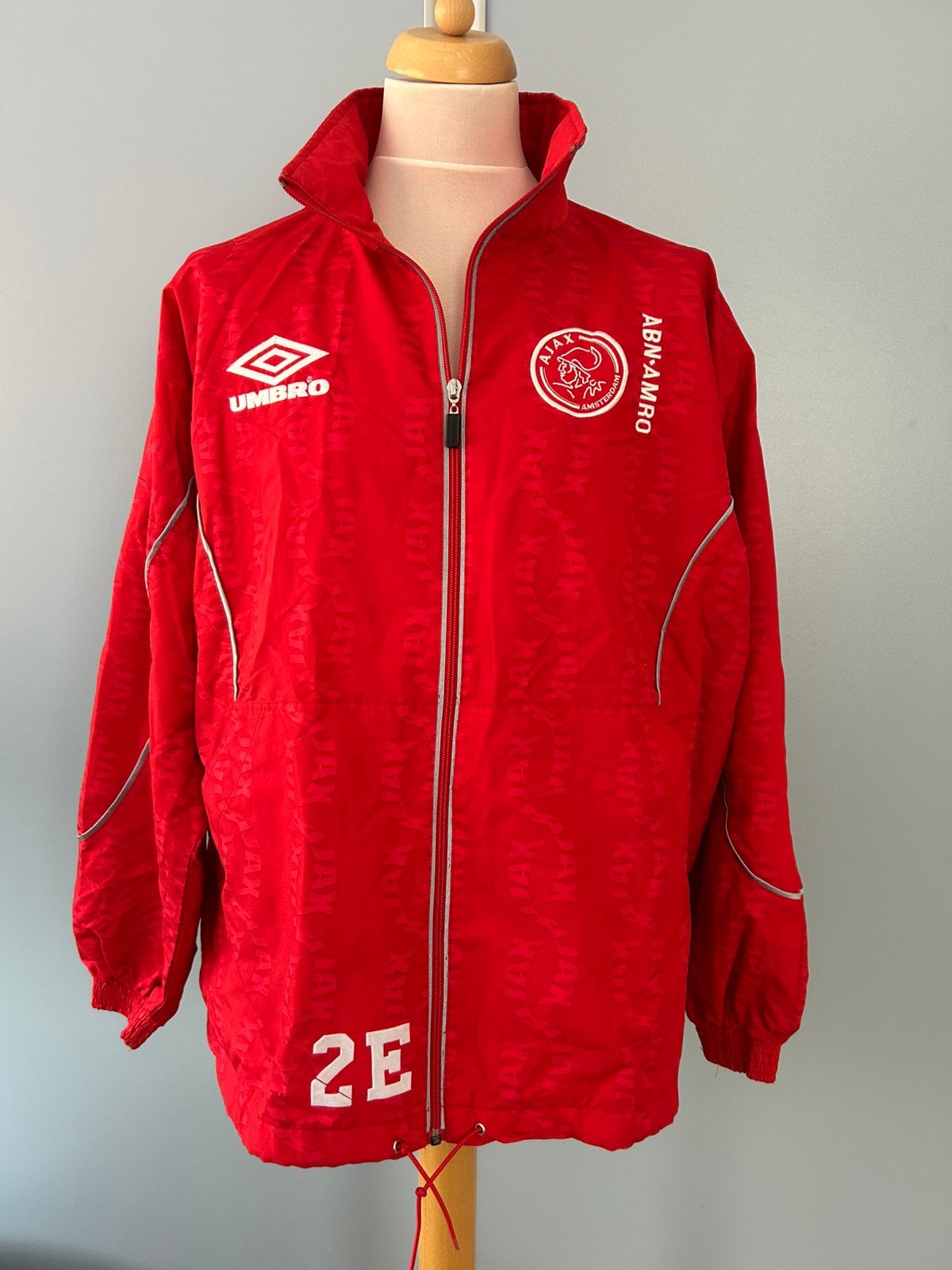 Player worn AJAX 1998/99 home training jacket!, Sport en Fitness, Groter dan maat XL, Verzenden, Gebruikt, Overige typen